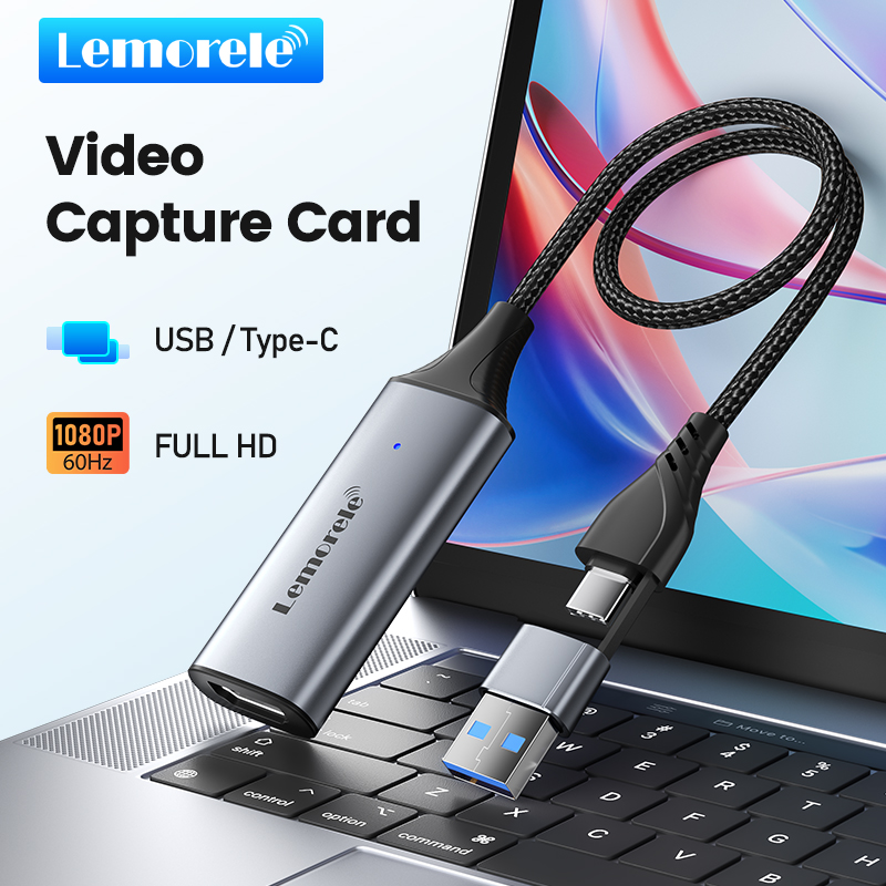 Pc Gaming Games - Lemorele USB 2.0 Карта видеозахвата HDMI-совместимая