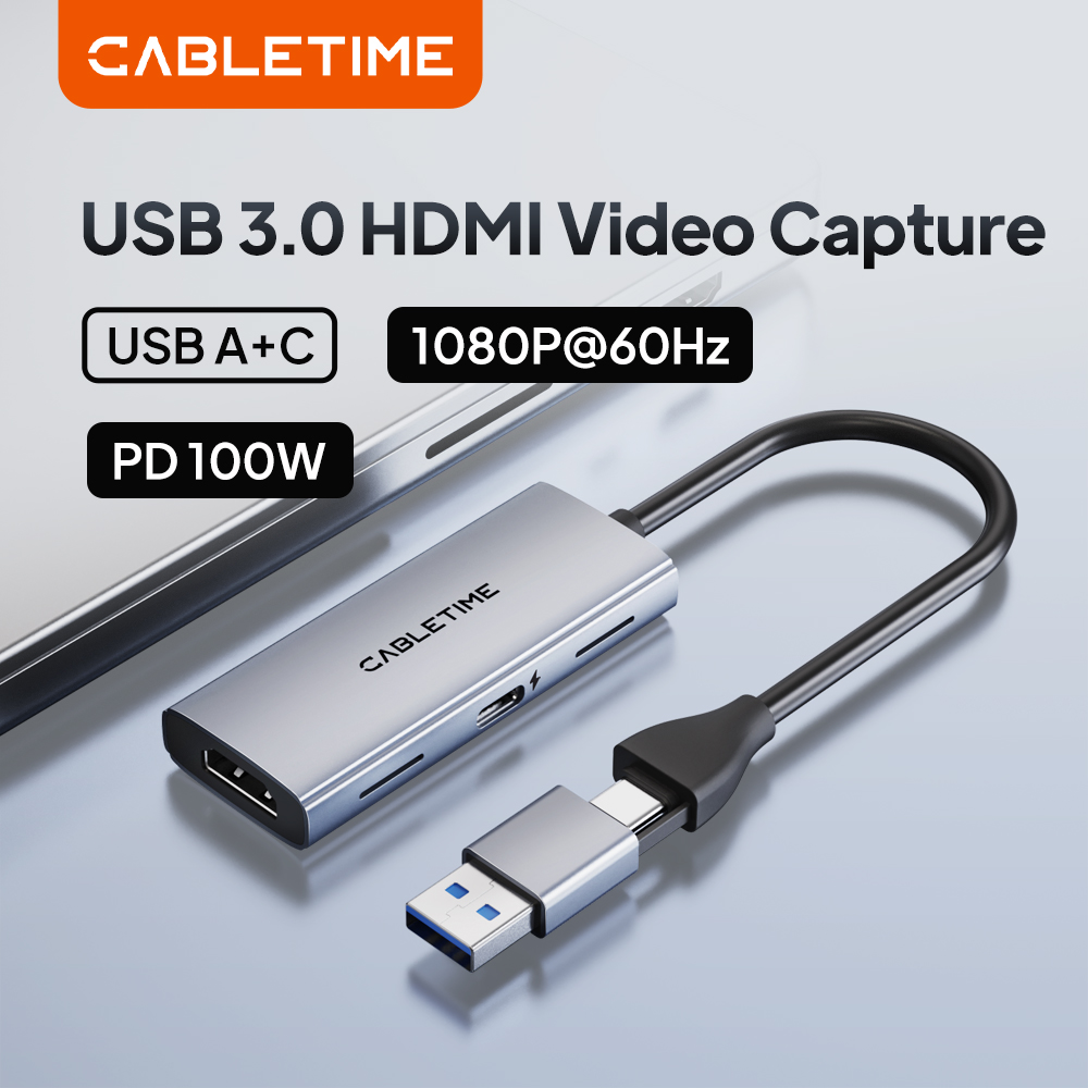 Pc Gaming Games - Карта видеозахвата CABLETIME 4K с поддержкой