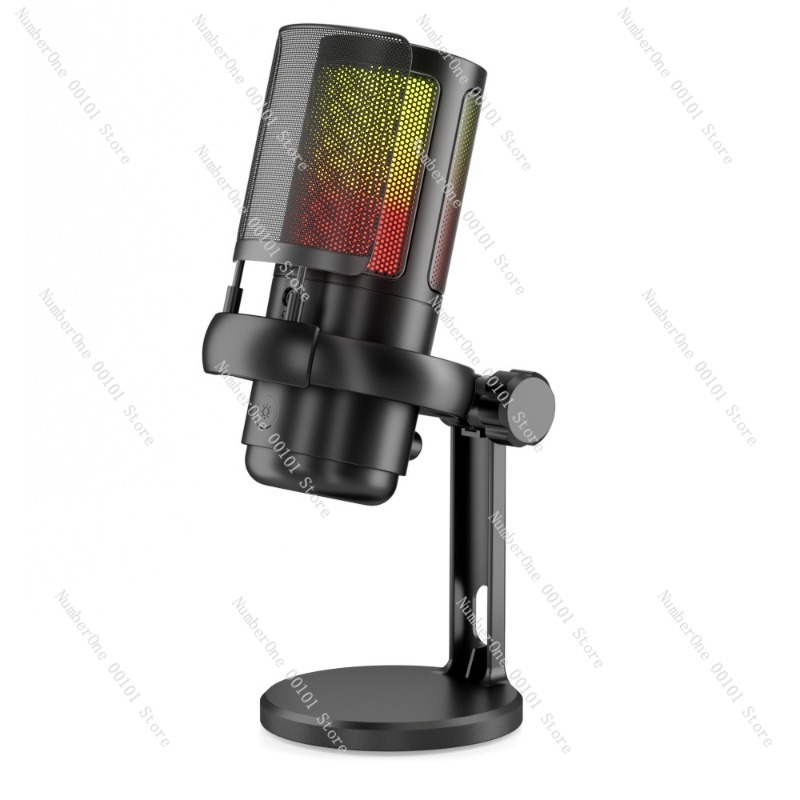Pc Gaming Games - USB-микрофон для настольного компьютера с RGB-подсветкой