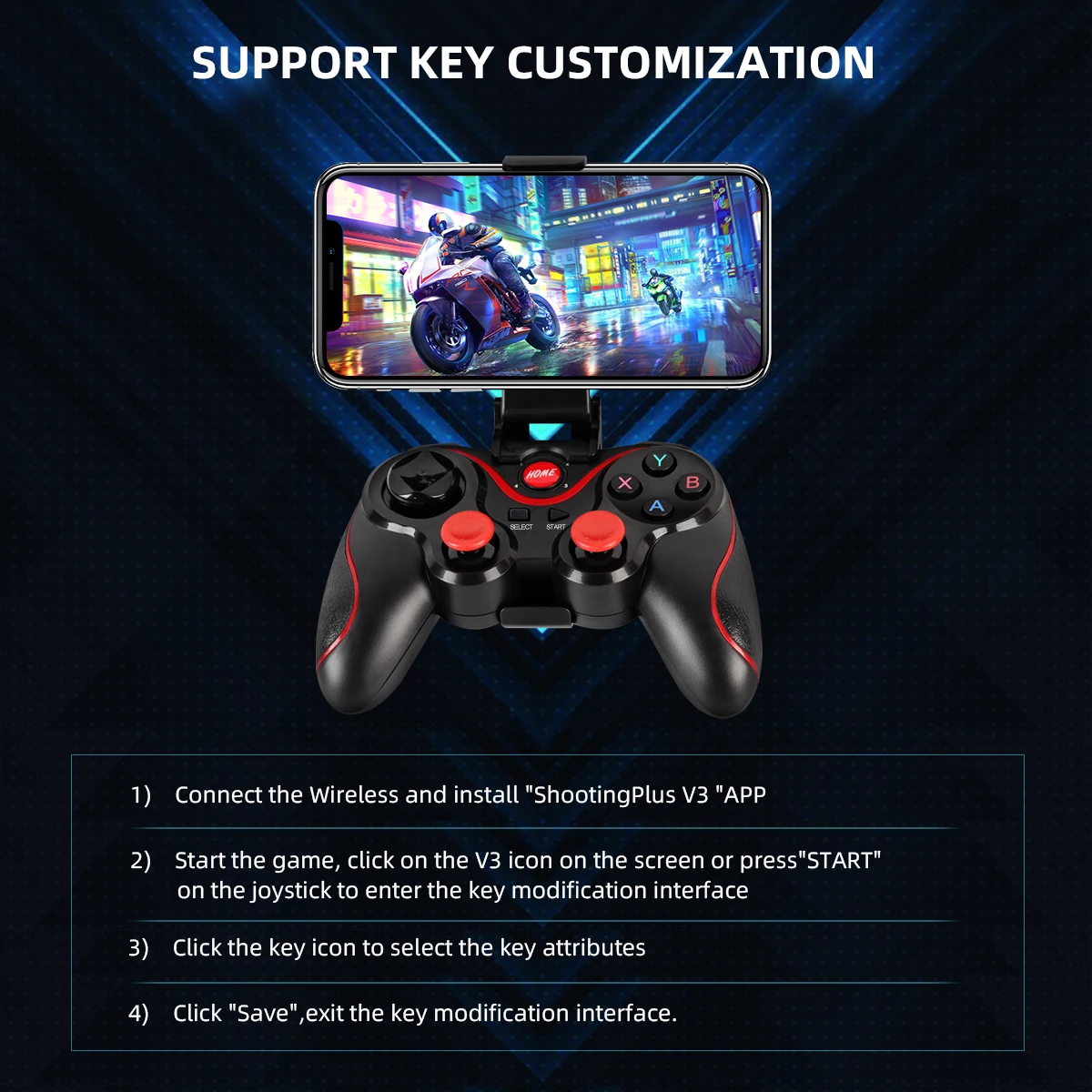 GAMINJA беспроводной Bluetooth – обзор и цена Pc Gaming Emulator