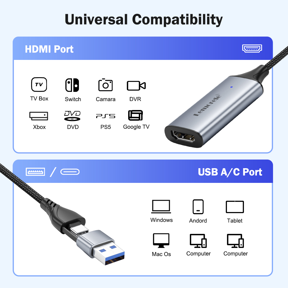 Lemorele USB 2.0 Карта видеоза – обзор и цена Pc Gaming Games
